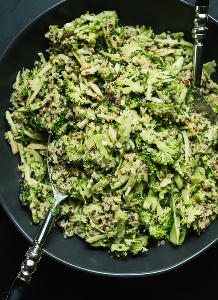 Quinoa Broccoli Slaw With Honey Mustard Dressing Quinoa Salad Recipes