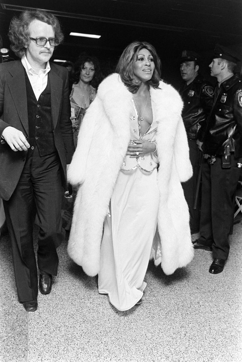 Tina Turner at the "Tommy" New York City Premiere in 1975