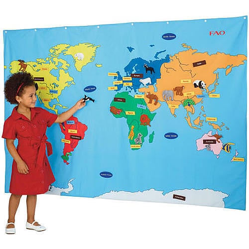 FAO Schwarz Big World Map