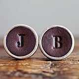 Personalized Leather Cufflinks