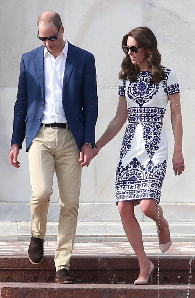 Kate Middleton's Naeem Khan Dress at the Taj Mahal 2016