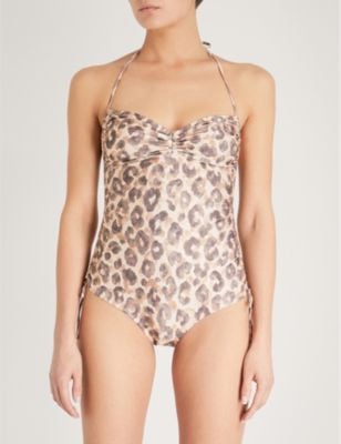 Zimmermann Melody Swimsuit Imagine the Sexiest Leopard Swimsuit