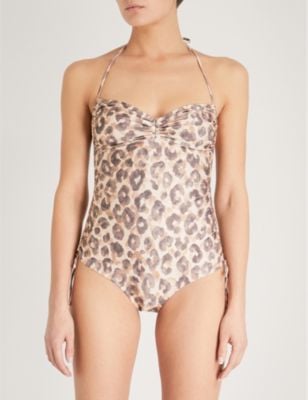 Zimmermann Melody ruched swimsuit