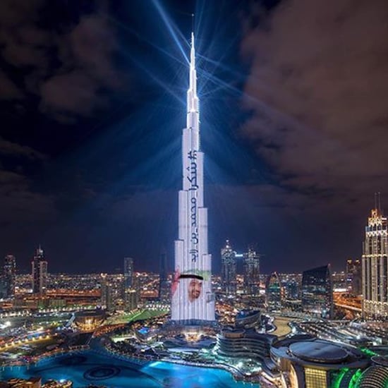 عرض أضواء الليزر في برج خليفة 2018