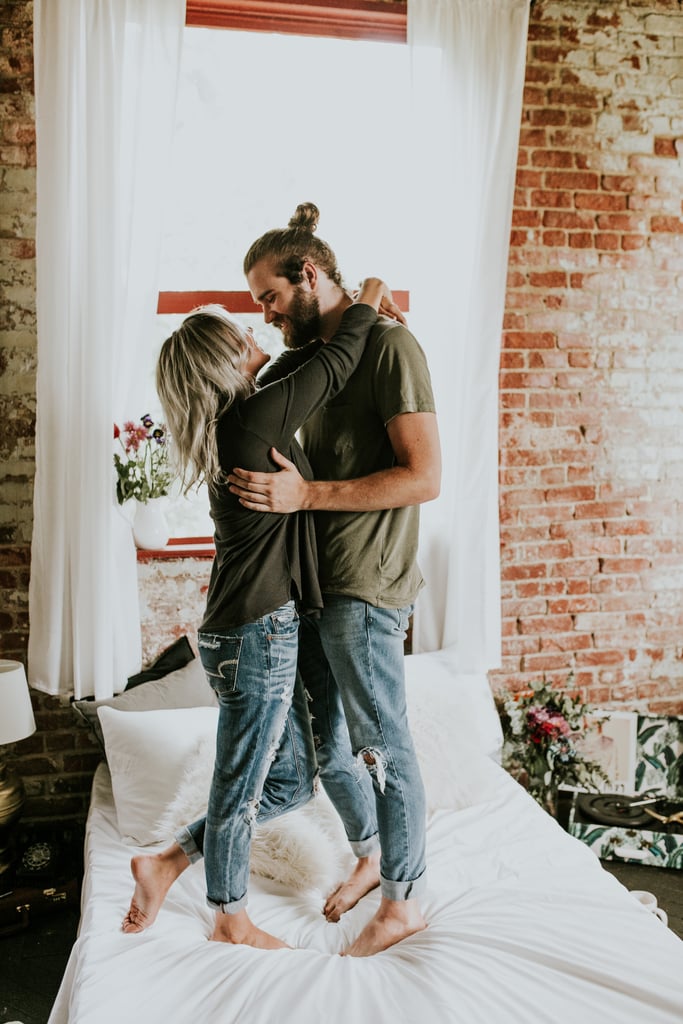 Cozy Engagement Photo Shoot in a Loft