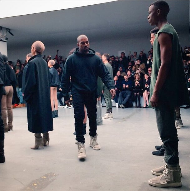 Harmonisch Waakzaam Geplooid Kanye West x Adidas at New York Fashion Week | POPSUGAR Fashion