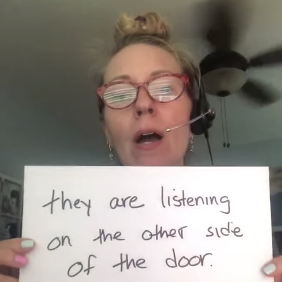 Mom Vents to Friends Over Video Chat With Written Signs