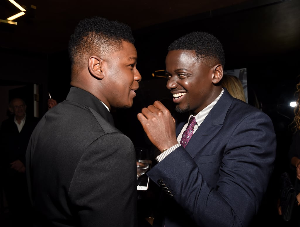 John Boyega and Daniel Kaluuya shared a joke at the Santa Barbara Film Festival.