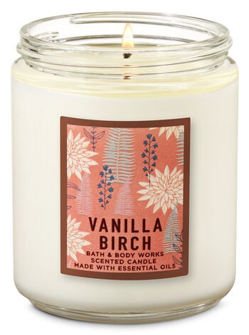 Bath & Body Works Vanilla Birch Single Wick Candle