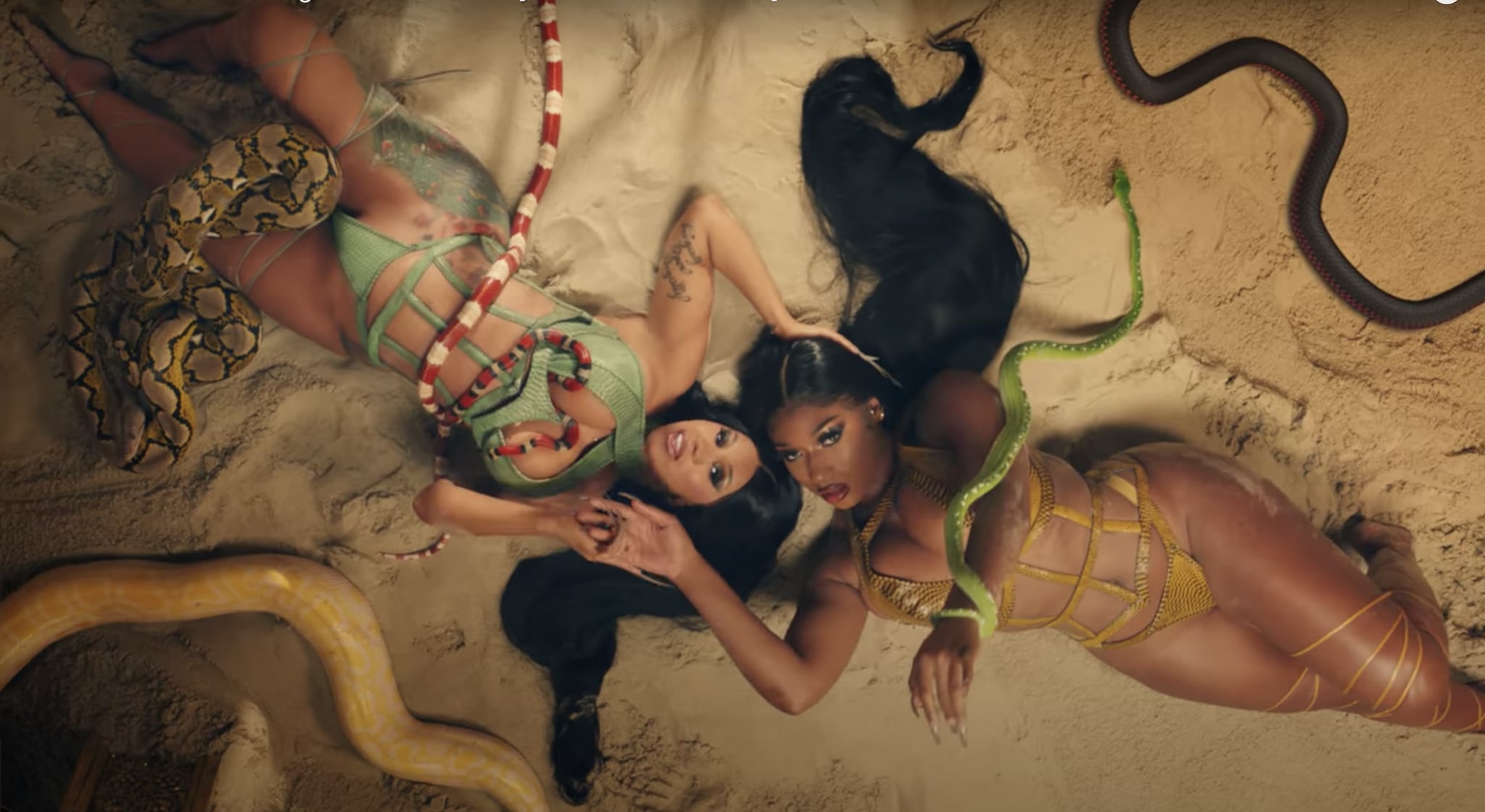 Cardi B And Megan Thee Stallion S Wap Music Video Outfits Popsugar Fashion