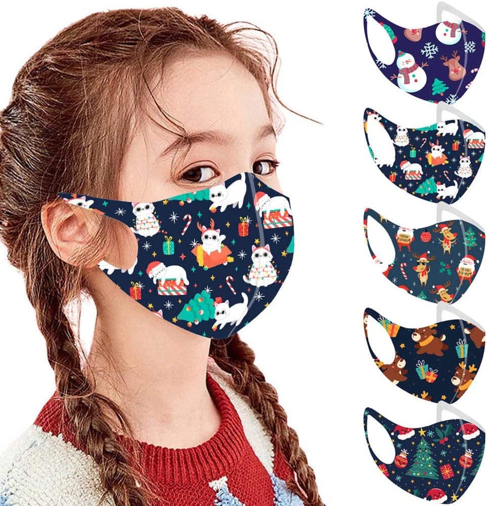 Gerichy 5-Pack Face Masks for Kids