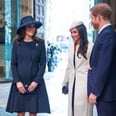 You're Not Seeing Double — Kate Middleton and Meghan Markle Wore Matching Blue Suede Heels