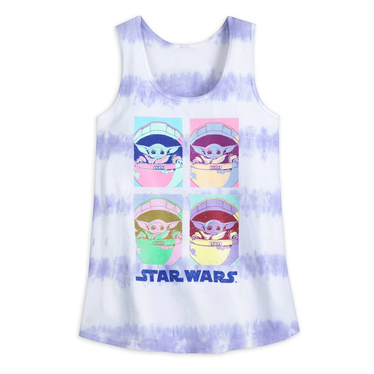 For Baby Yoda Fans: Grogu Tie-Dye Tank Top