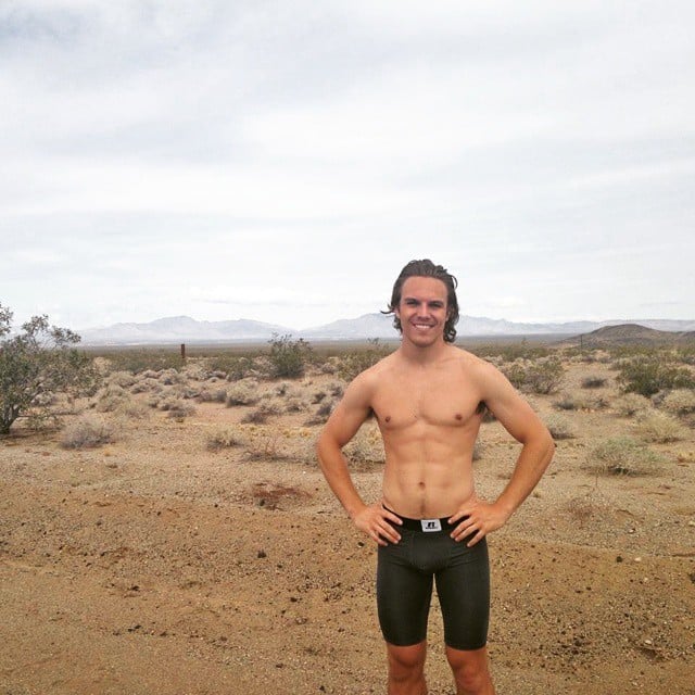 Project Gump Guy Running Across the County