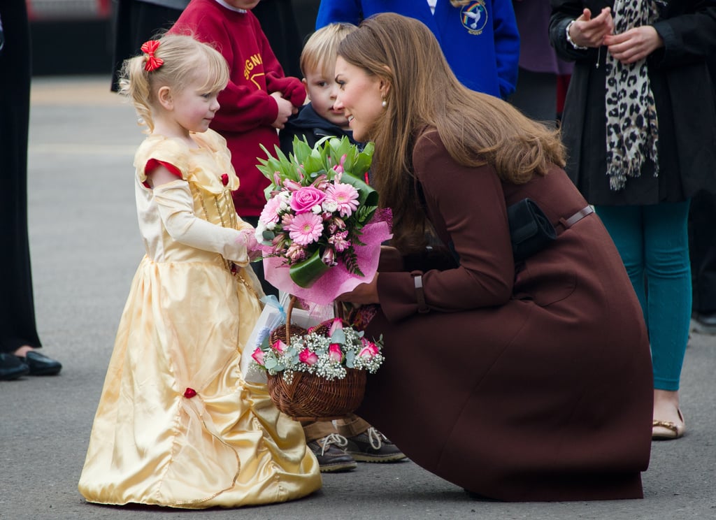 "That's a lovely princess dress, but next, you'll need to work on your leg conditioning."