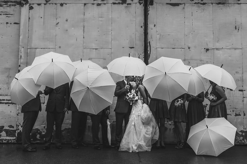 Rainy Wedding in Vancouver