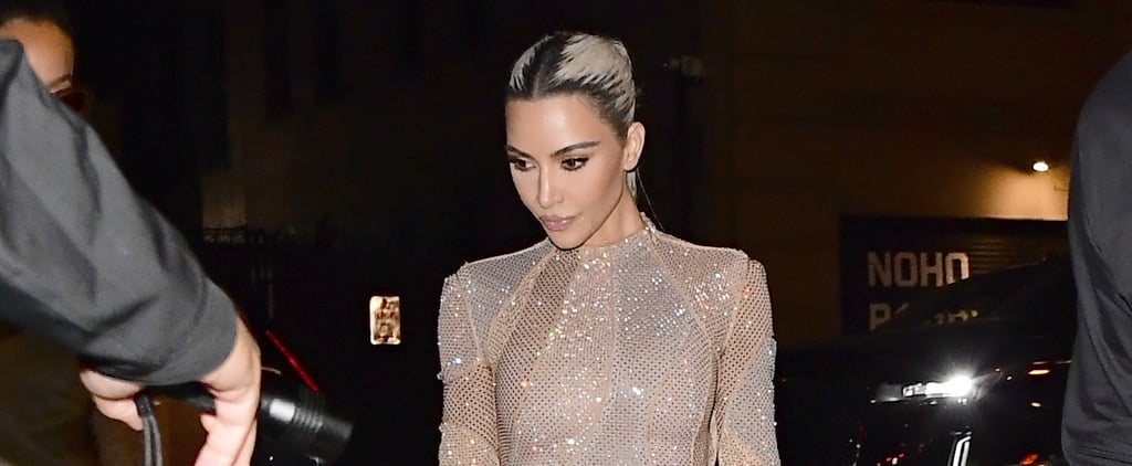 Kim Kardashian's Dress at Fendi Baguette Fashion Show