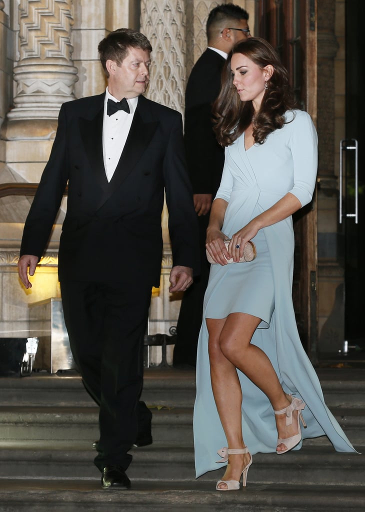 Pregnant Kate Middleton at the Natural History Museum 2014