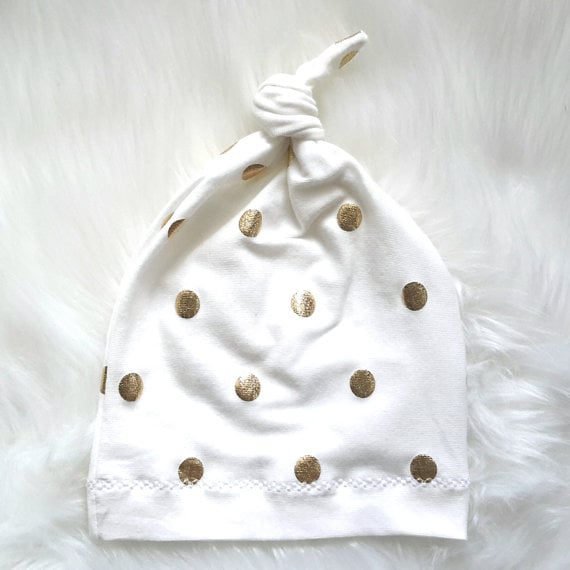 Newborn Polka-Dot Hat