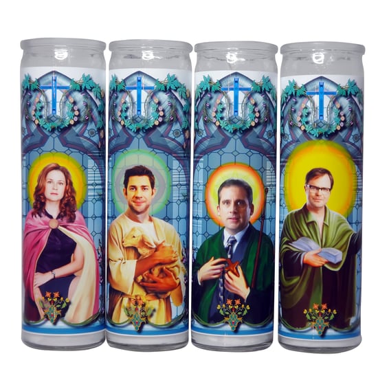 The Office Prayer Candles on Etsy