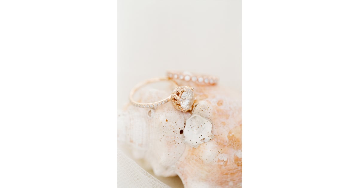 16. Rings on Seashell Wedding Accessories Photo Ideas POPSUGAR