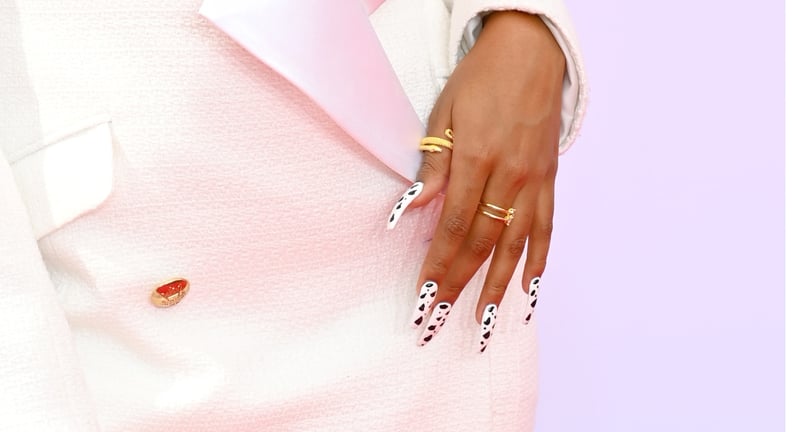 Bri Steves's Animal-Printed Manicure at the 2021 BET Awards