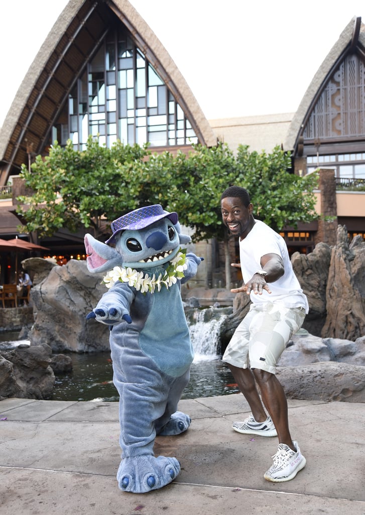Sterling K. Brown and Family at Disney's Aulani Resort 2017