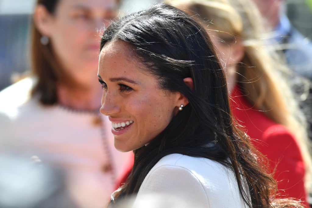 Meghan Markle Wearing Queen Elizabeth II Earrings June 2018