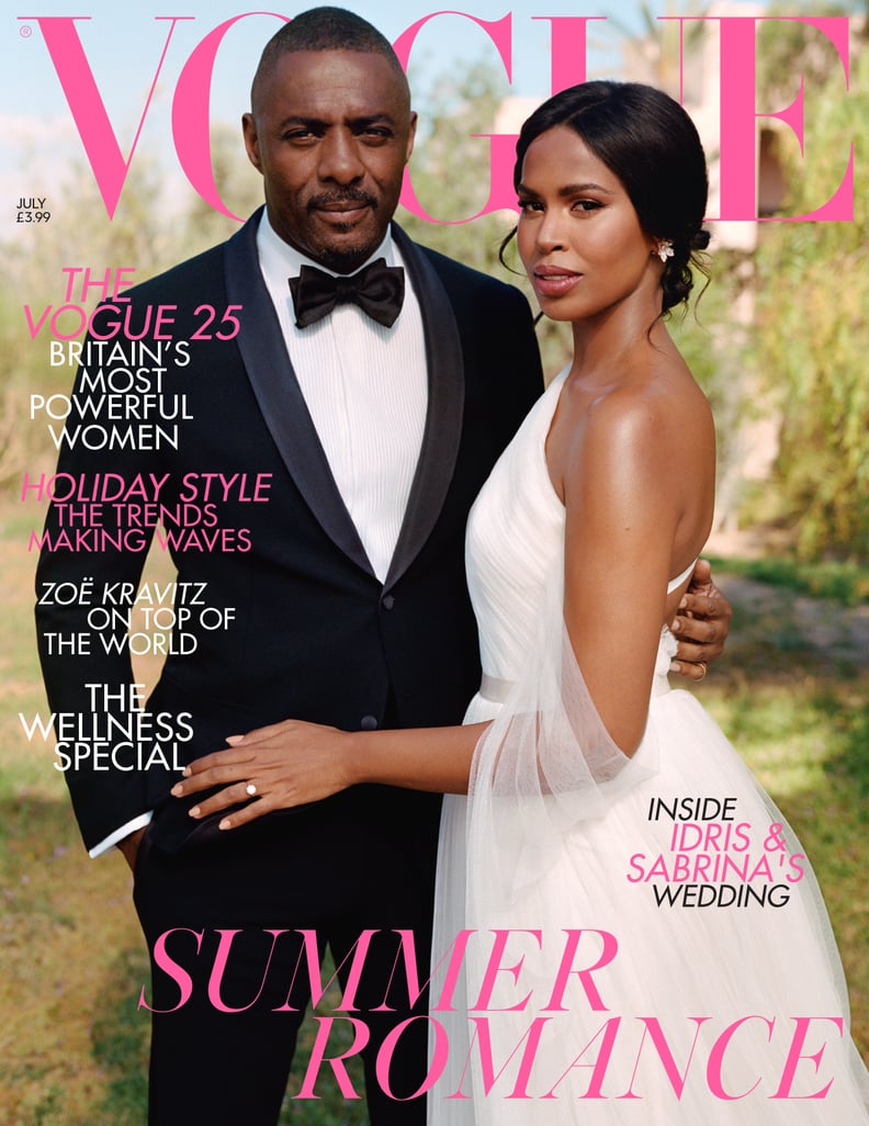 Sabrina Dhowre and Idris Elba on the Cover of British Vogue
