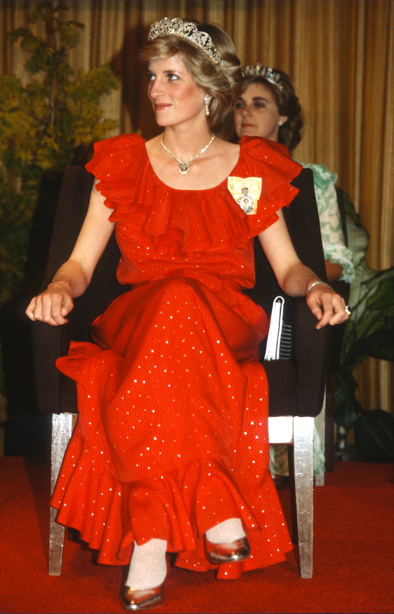 Princess Diana's Red Bruce Oldfield Dress