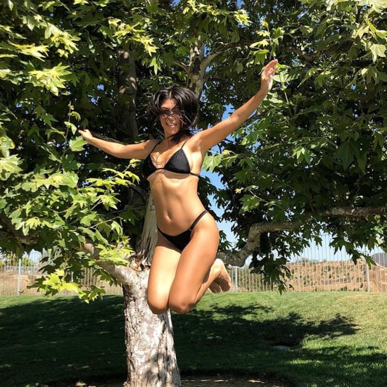 Kourtney Kardashian's Black Bikini October 2018