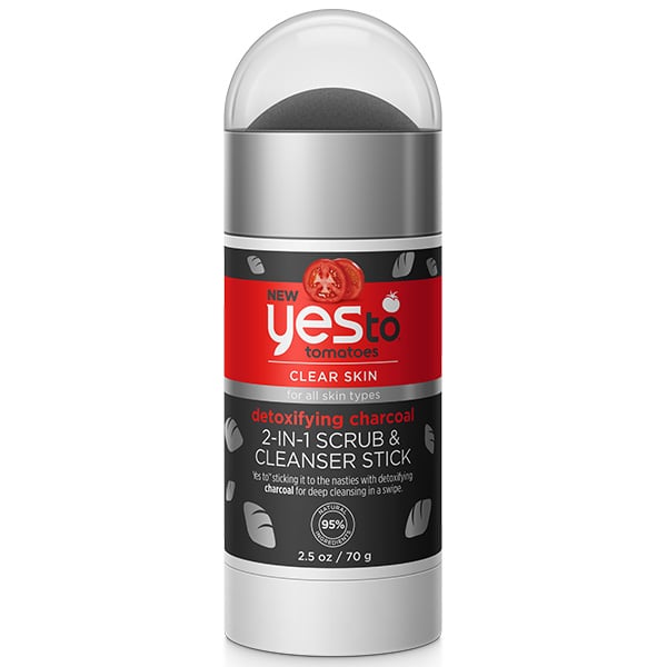 Yes To Tomatoes Detoxifying Charcoal 2-in-1 Scrub & Cleanser Stick