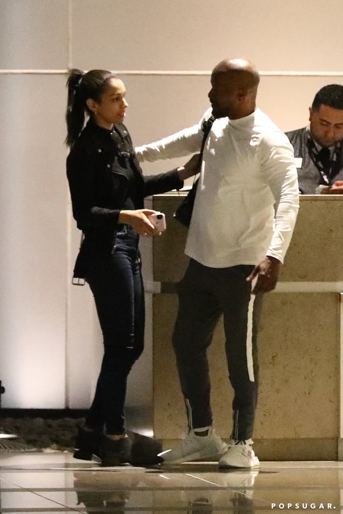 Katie Holmes With Corinne and Jamie Foxx in LA April 2019