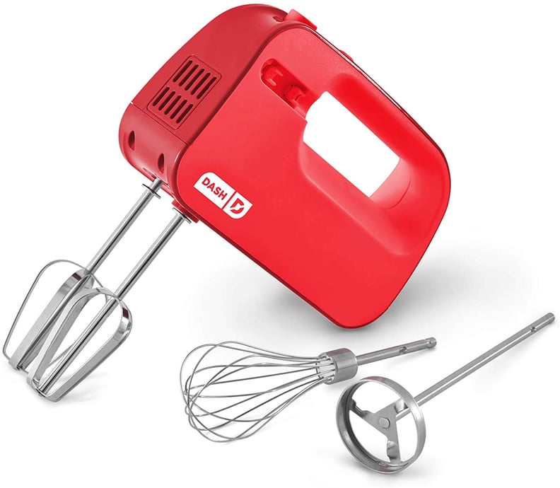 For Mixing Made Easy: Dash SmartStore Deluxe Compact Electric Hand Mixer