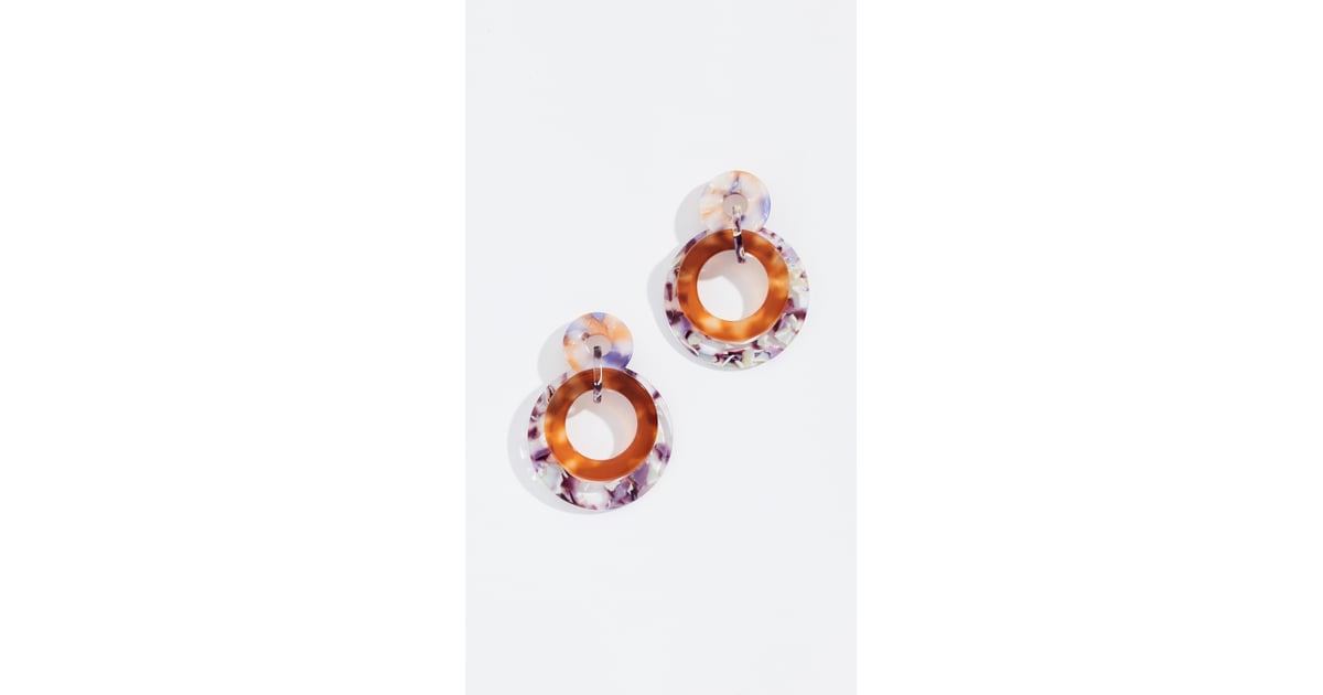 Lele sadoughi clearance banded hoop earrings