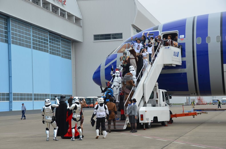 On Oct. 17, ANA Airlines held a fan appreciation flight.