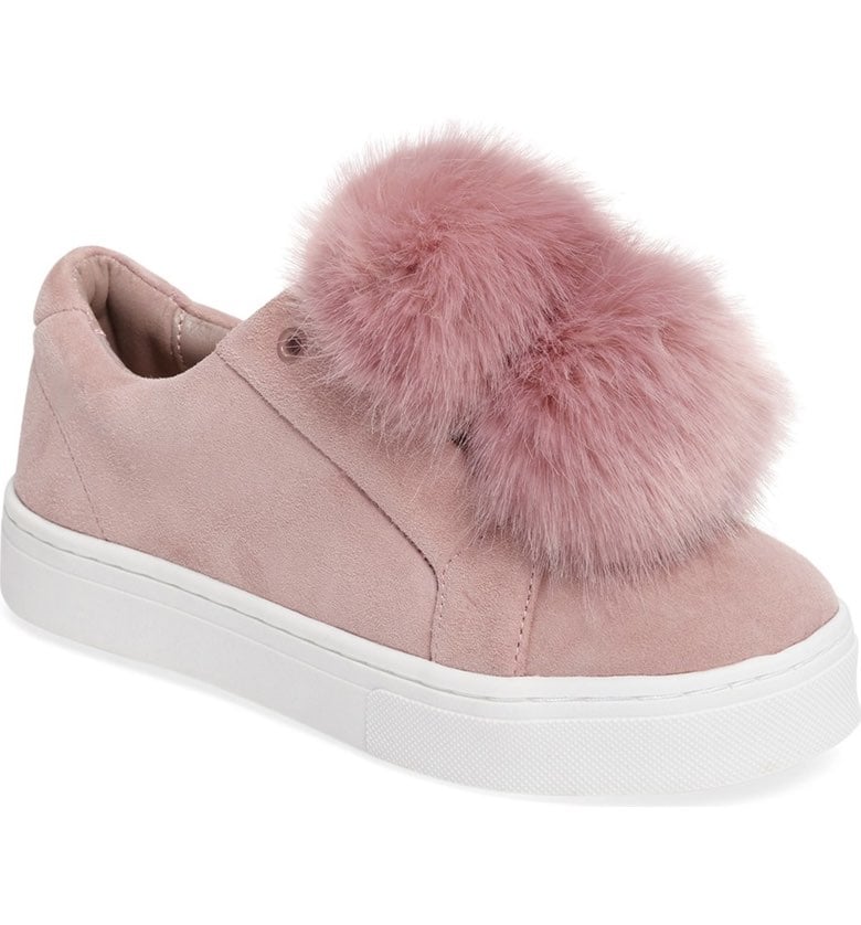 sam edelman leya pom pom sneakers