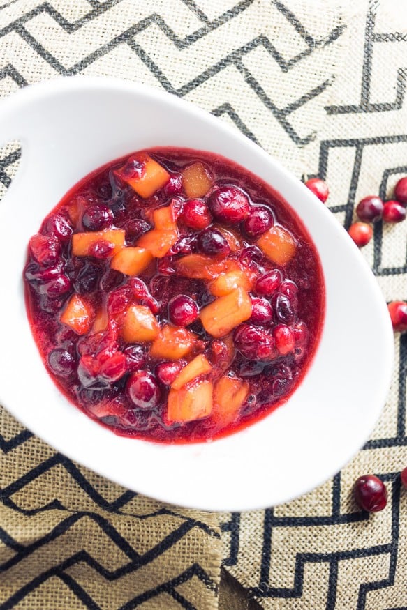 Cranberry Sauce With Honey and Mango