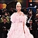 Lady Gaga Pink Valentino Dress at Venice Film Festival