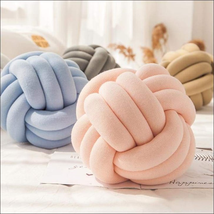 Round online knot pillow
