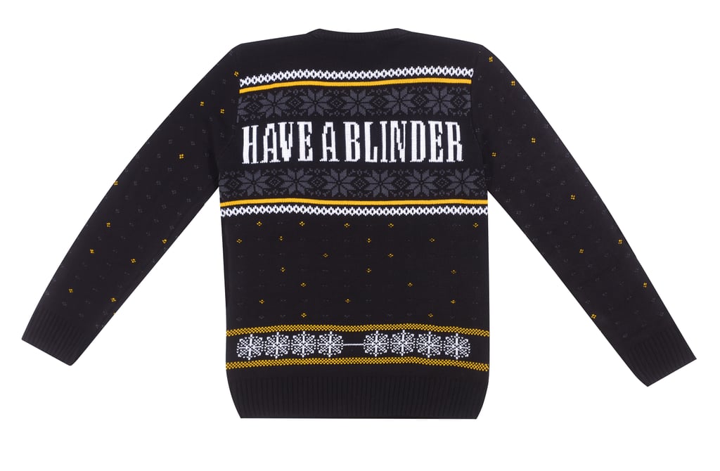 Blinding Christmas: Peaky Christmas Jumper (£35)