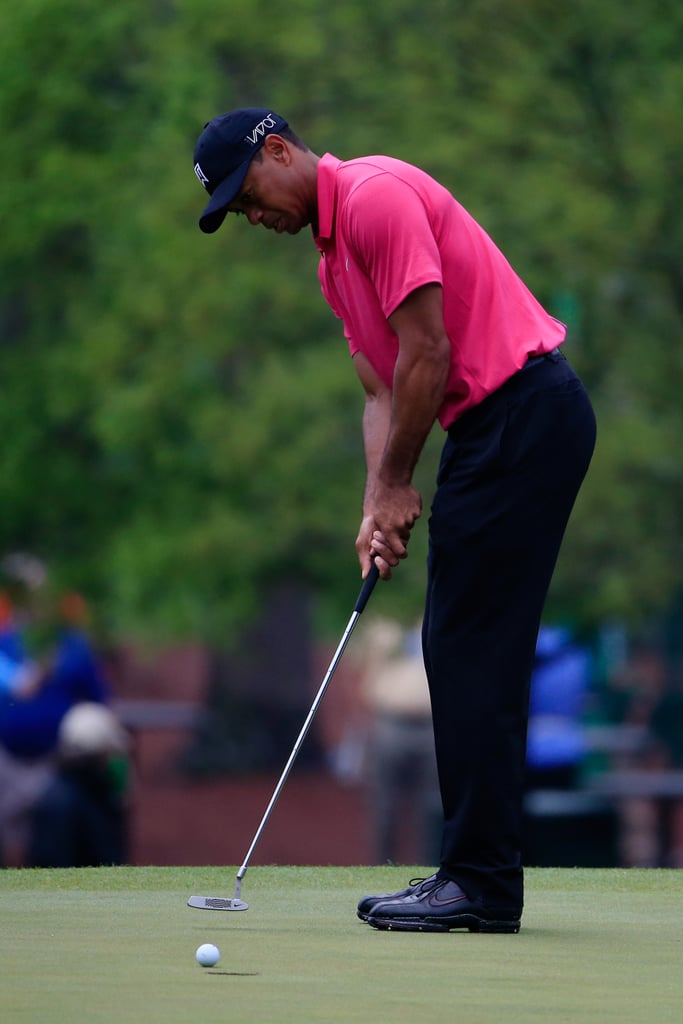 Tiger Woods With Lindsey Vonn and His Kids at the Masters