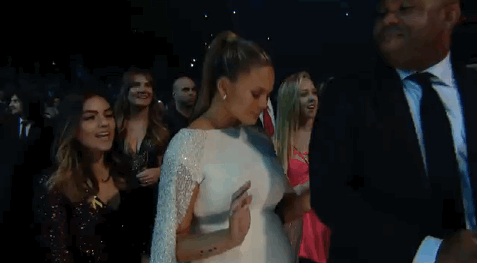 Chrissy Teigen got in the zone.