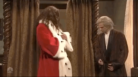 Momoa continued his SNL stay with, we kid you not, a skit featuring him as a stripping Christmas ghost.