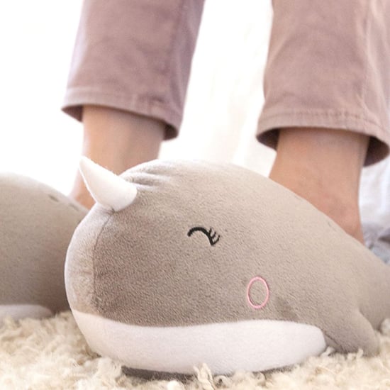 Narwhal Heated Slippers on Amazon