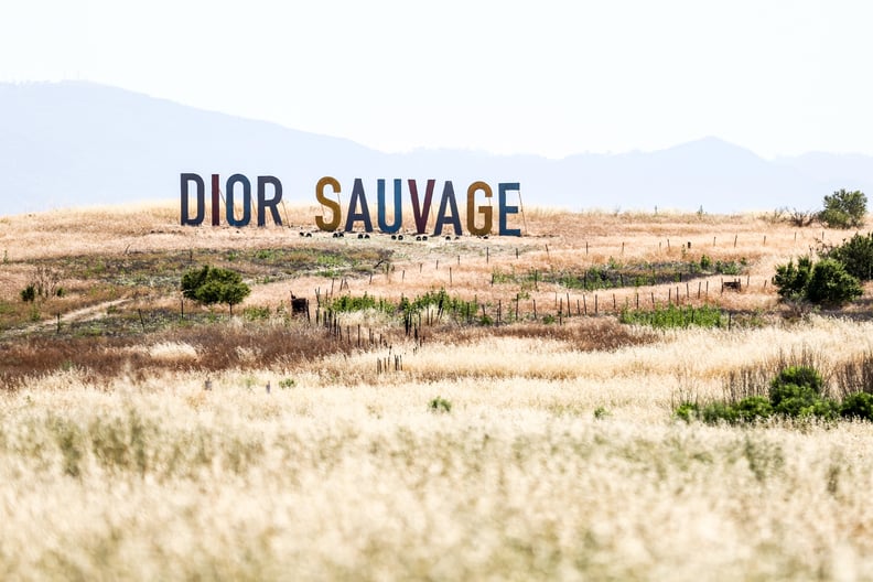 Guests Were Greeted With a "Dior Sauvage" Sign