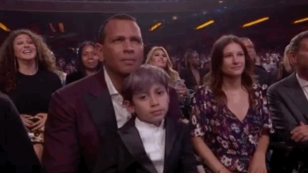 Alex Rodriguez's Reaction to Jennifer Lopez at the 2018 VMAs