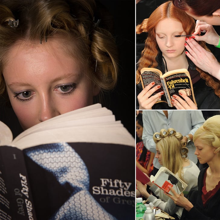Backstage Book Club What Models Read Off The Runways We