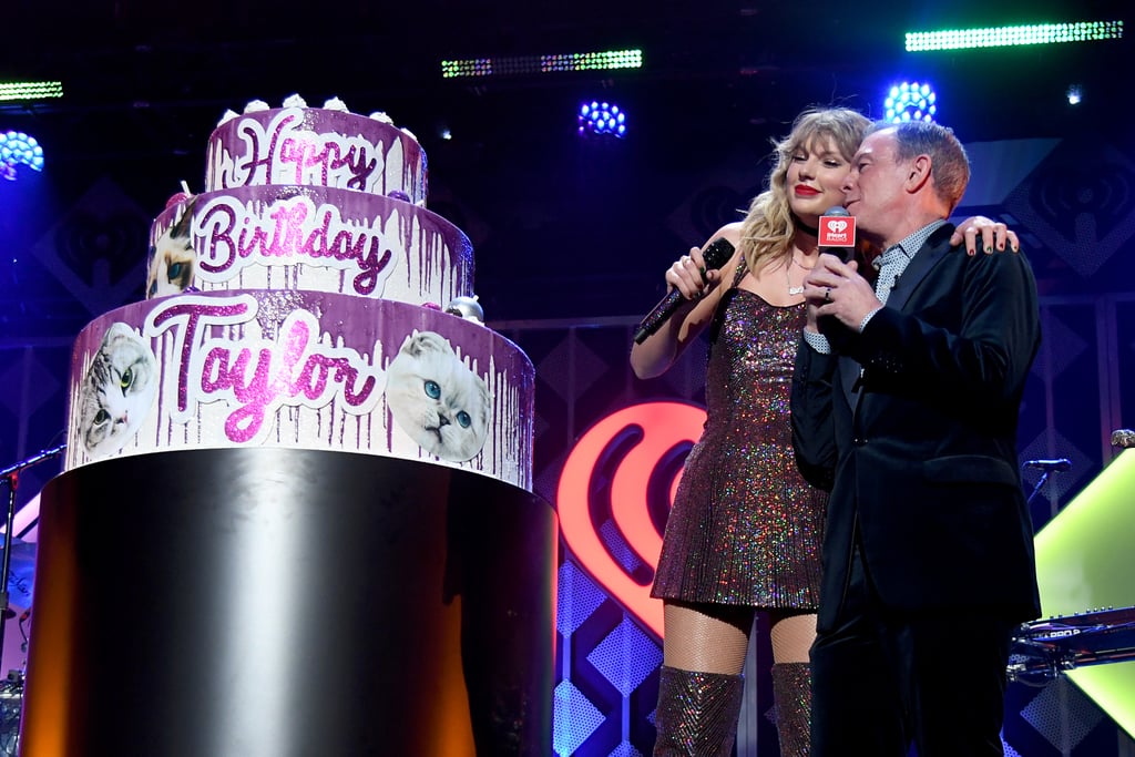 Taylor Swift Gets A Cake For 30th Birthday At Jingle Ball
