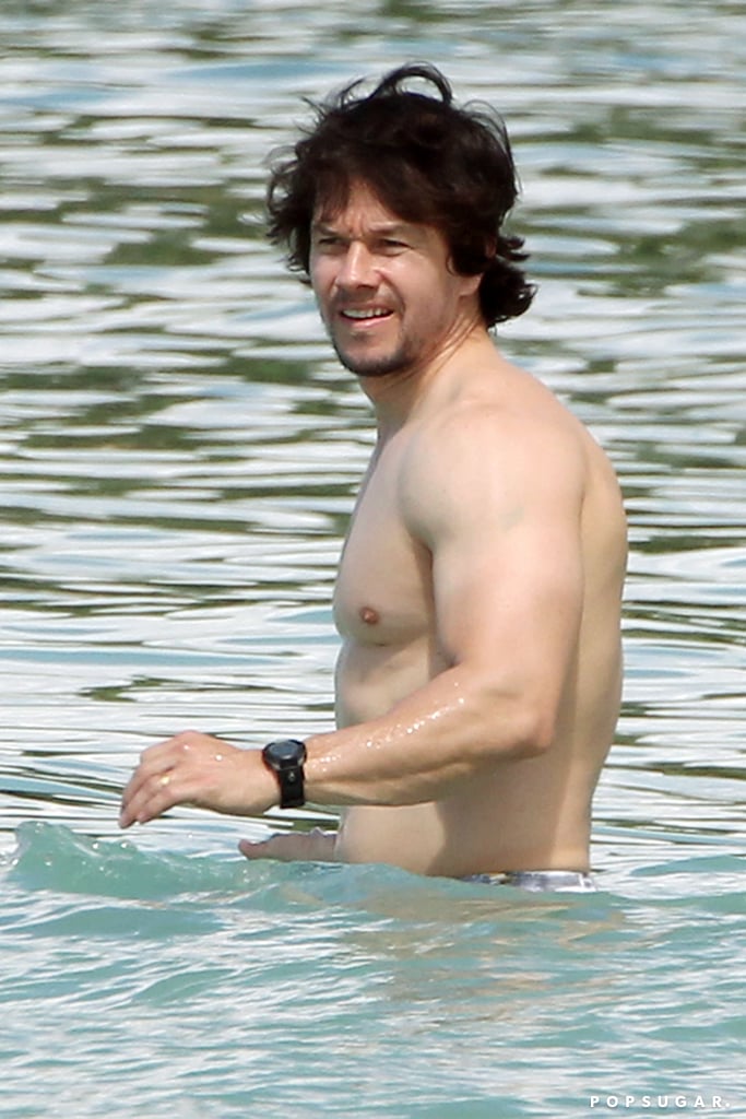 Mark Wahlberg Shirtless in Barbados | Pictures